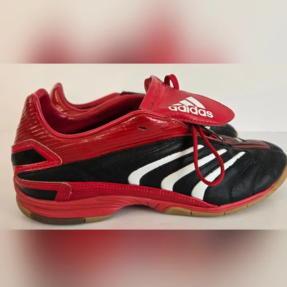 Rare Adidas Predator Absolute Absolion IC Red & Black Size US 7 Soccer Trainers - Picture 6 of 11